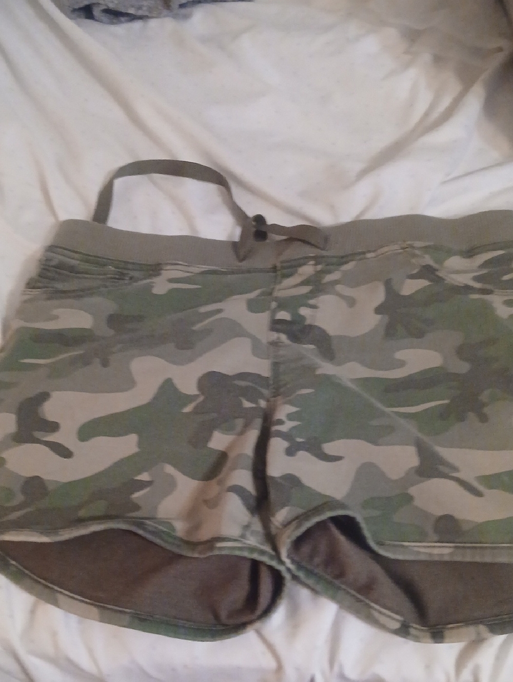 No Boundaries Olive and Brown Cargo Shorts